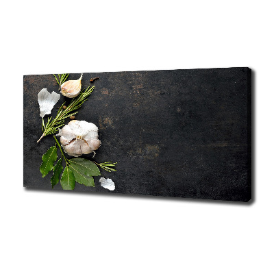Canvas schilderij Knoflook