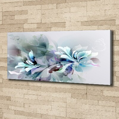 Foto op canvas Abstracte bloemen