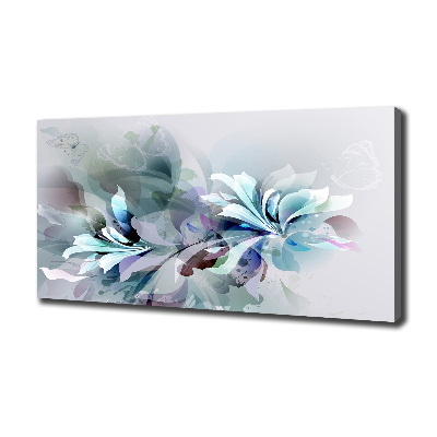 Foto op canvas Abstracte bloemen
