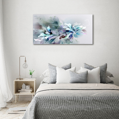 Foto op canvas Abstracte bloemen