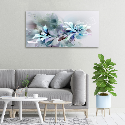 Foto op canvas Abstracte bloemen