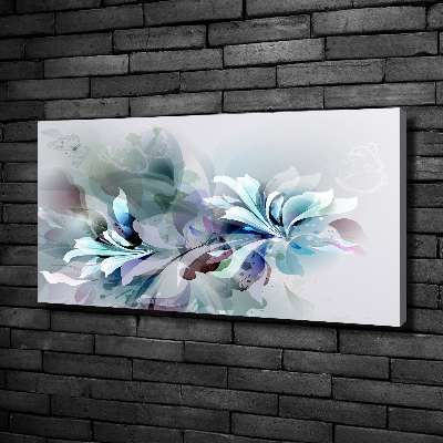 Foto op canvas Abstracte bloemen