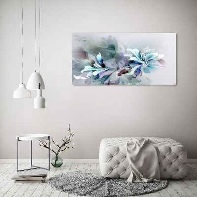 Foto op canvas Abstracte bloemen
