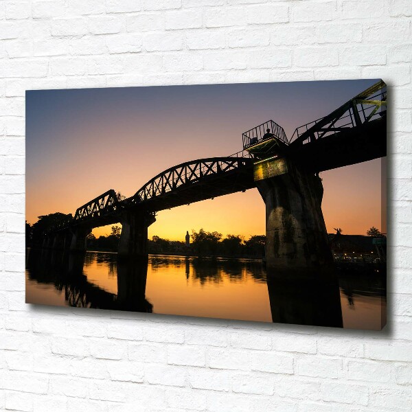 Foto canvas Brug in Thailand