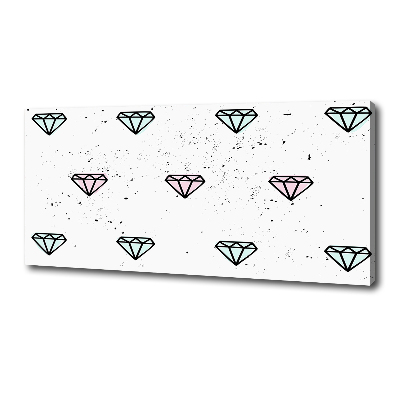Foto obraz canvas Diamenty