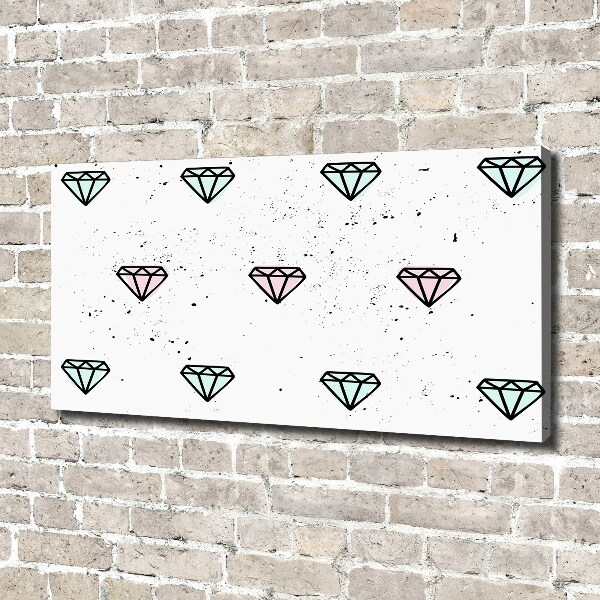 Foto obraz canvas Diamenty