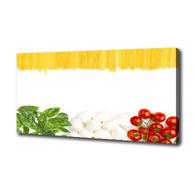 Canvas foto Italiaanse vlag