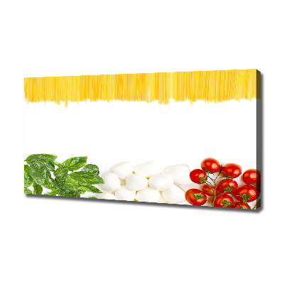 Canvas foto Italiaanse vlag