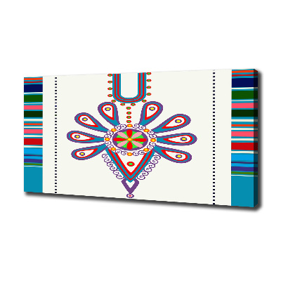 Foto canvas Pools volkspatroon