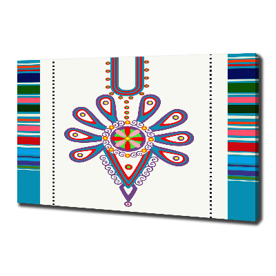 Foto canvas Pools volkspatroon