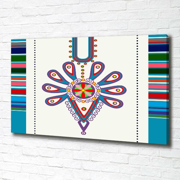 Foto canvas Pools volkspatroon