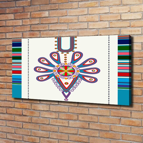 Foto canvas Pools volkspatroon