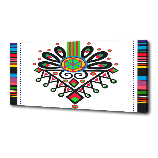 Schilderij op canvas Pools volkspatroon