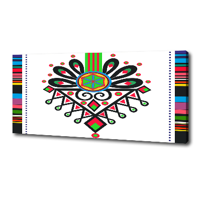 Schilderij op canvas Pools volkspatroon