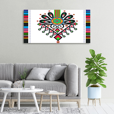 Schilderij op canvas Pools volkspatroon