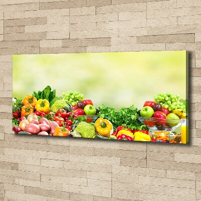 Schilderij op canvas Fruit en groenten