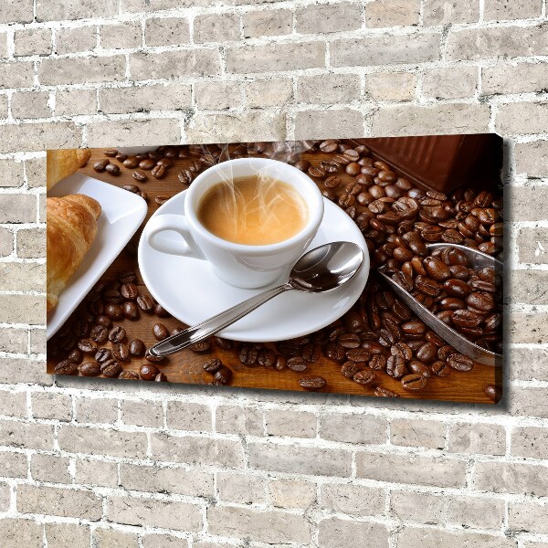Foto op canvas Aromatische koffie