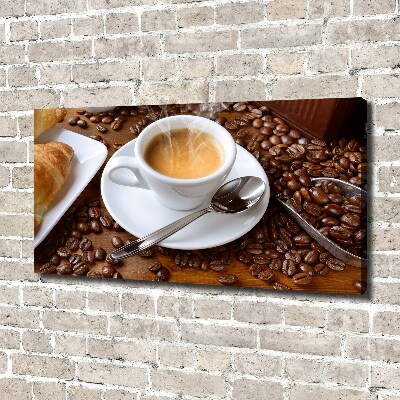 Foto op canvas Aromatische koffie