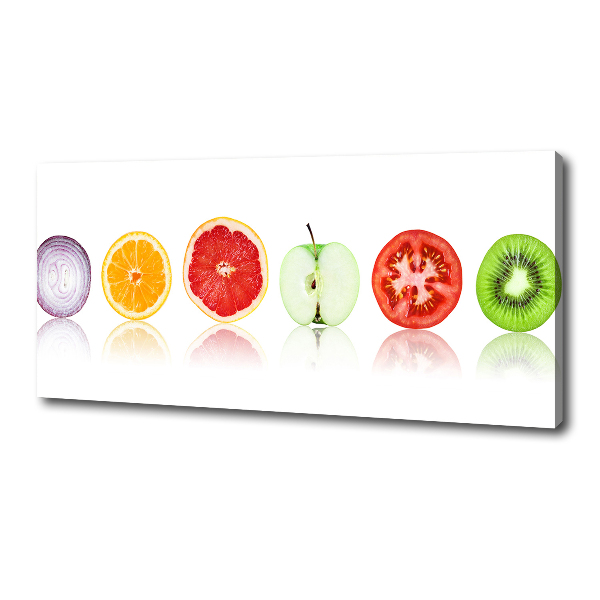 Canvas foto Fruit en groenten