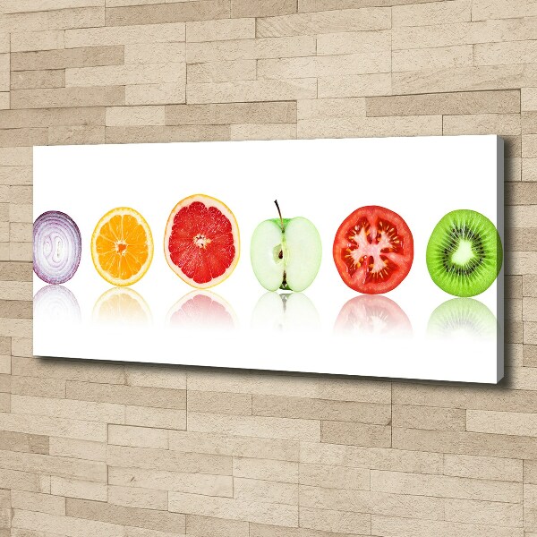 Canvas foto Fruit en groenten