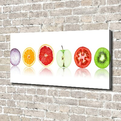 Canvas foto Fruit en groenten