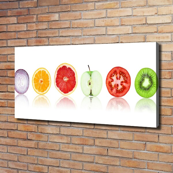 Canvas foto Fruit en groenten