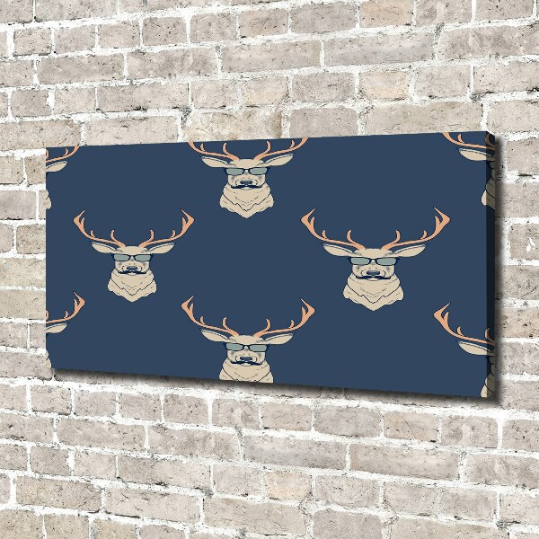 Foto canvas Hipster hert
