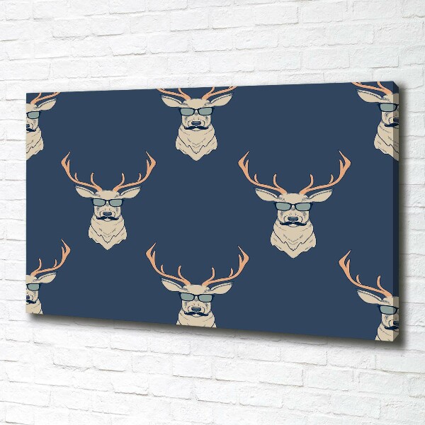 Foto obraz na płótnie Hipsterski jeleń