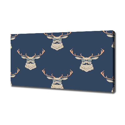 Foto canvas Hipster hert