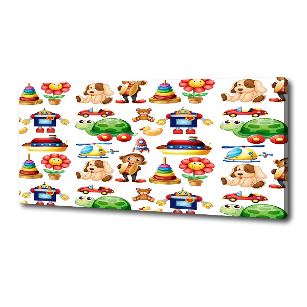 Foto canvas Speelgoed