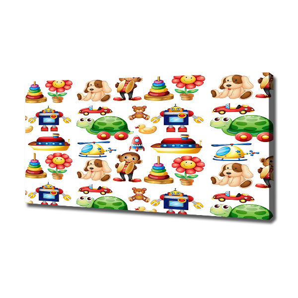 Foto canvas Speelgoed