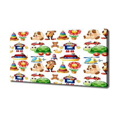 Foto canvas Speelgoed