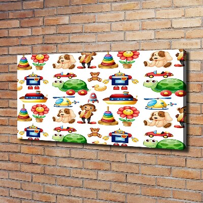 Foto canvas Speelgoed