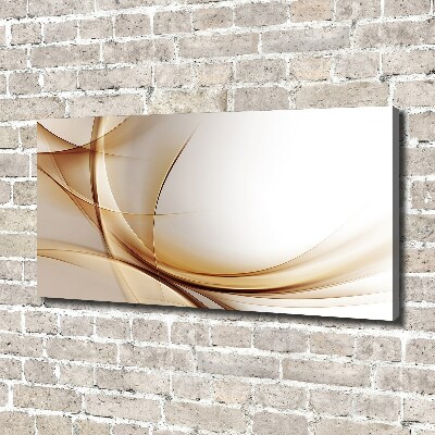Foto op canvas Abstracte golven