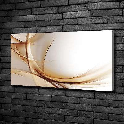 Foto op canvas Abstracte golven