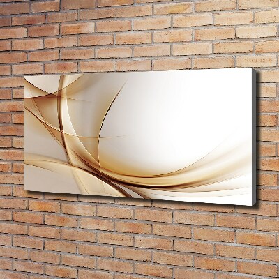 Foto op canvas Abstracte golven