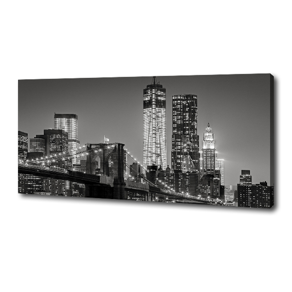 Foto canvas Manhattan 's nachts