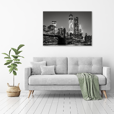 Foto canvas Manhattan 's nachts