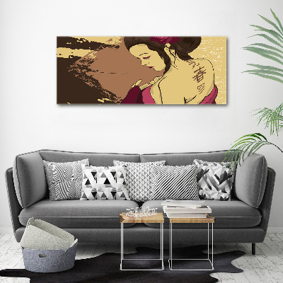Canvas schilderij Geisha