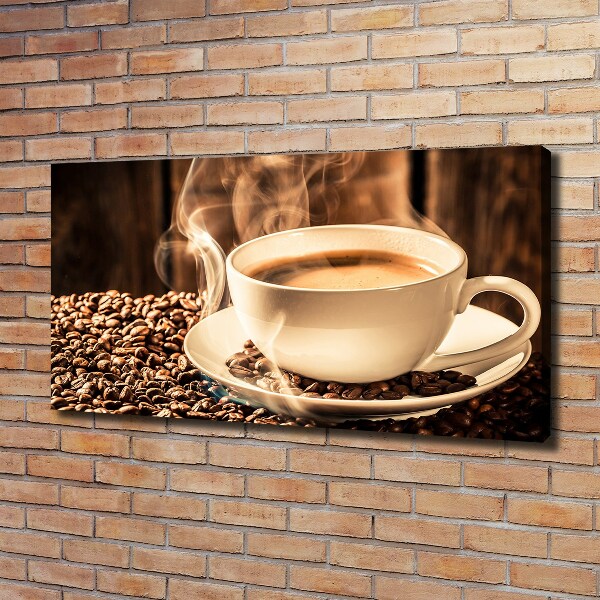 Schilderij op canvas Aromatische koffie