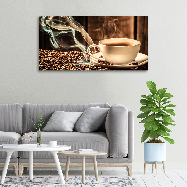 Foto canvas Aromatische koffie