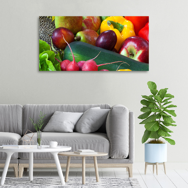 Canvas foto Fruit en groenten