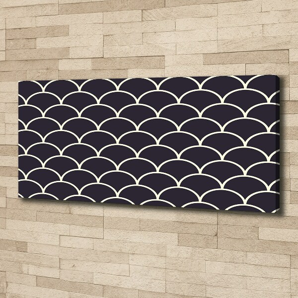 Canvas foto Visschubben