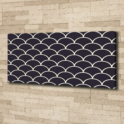 Canvas foto Visschubben