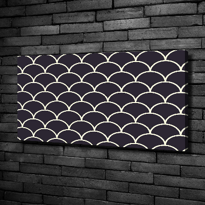 Canvas foto Visschubben