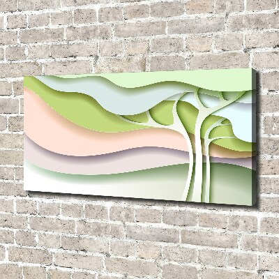 Foto canvas Abstracte boom