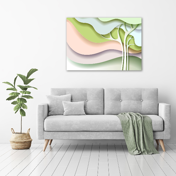 Foto canvas Abstracte boom