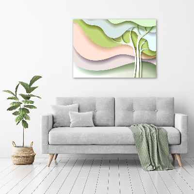 Foto canvas Abstracte boom