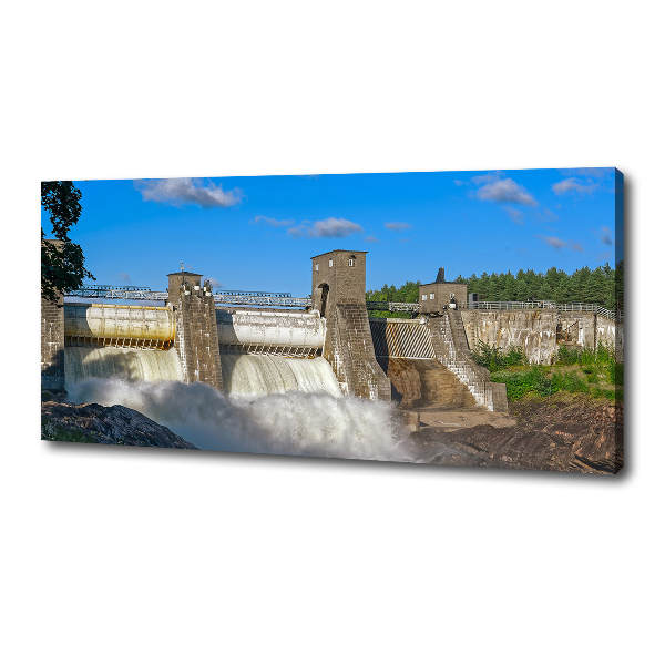 Foto op canvas Waterdam