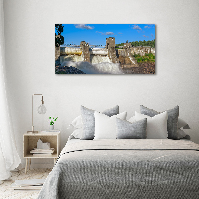 Foto op canvas Waterdam